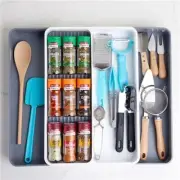 BOXSWEDEN BRITE 4 SECTION SPICE ORGANISER & STORAGE COMPARTMENTS