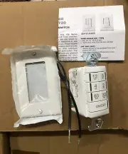 NEW - CASE OF 15 - Acuity Controls PTS 720 WH Preset Timer Switch