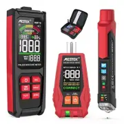 MESTEK Electric Tester Kit with Moisture Meter, Non-Contact Voltage Tester, G...