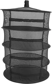 VANZACK Hanging Herb Drying Rack Enclosed Mesh Plant Drying Net Protects from Dirt for and More