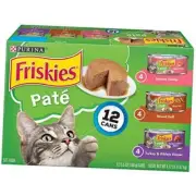 Purina Wet Cat Food Pate Variety Pack Salmon Dinner, Turkey and Giblets