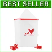 Stainless Steel & Plastic 5-Gallon Chicken Waterer with Easy Access No-Roost Cap