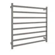 EZY FIT Heated Towel Rail - Flat Tube - Dual Wired - (W900mm x H920mm) - Polished SS
