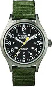 [Timex] Men's T49961 Year-Round Analog Quartz Green Watch