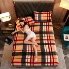 Flannel Bed Sheet Plush Fitted Sheet Thicken Soft Elastic Bed LinenMattressCover
