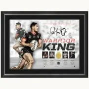 ROGER TUIVASA-SHECK 2018 DALLY M MEDALLIST 'WARRIOR KING' SIGNED FRAMED PRINT