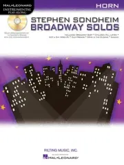 Stephen Sondheim Broadway Solos for Horn Sheet Music Play-Along Book CD Pack
