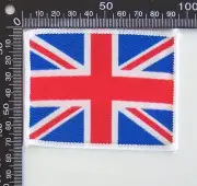 VINTAGE UNION JACK ENGLAND FLAG UK EMBROIDERED SOUVENIR PATCH CLOTH SEW-ON BADGE
