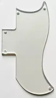 For Fit Gibson SG 61 Reissue Style Guitar Pickguard 1 Ply Clear Transparent