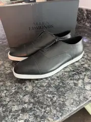 Allen Edmonds Park Avenue Oxford Sneaker Dress Shoes Size 9.5 Black Leather Lace