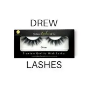 3D Mink Eyelashes (Drew) Natural Glam Strip Lashes | Sydney Lashes & Co