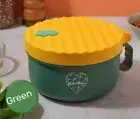 AI LOVE PEACE Microwave Ramen Bowl Noodle Bowl Portable Cooker Instant Green
