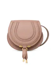 Chloe Marcie Small Leather Saddle Bag