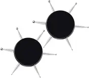 HAPINARY Nail Dotting Tool Set 2pcs Circular Dotting Pen Detail Nail Art Tools Acrylic Stainless Steel