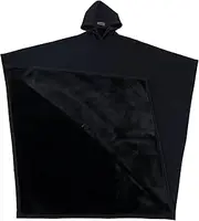 [THUCHENYUC] Arcane Hoodie, Blanket Cloak Cloak Blanket Loose Blanket Hoodie Clothes Suitable for All Body Types(Black)