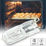 G9 Oven Light High Temperature Resistant Durable Halogen Bulb Lamp For Refrigerators Ovens Fans 40w 500 Pin Bulb 110v-240v5 pieces 40W 110V-130V CN