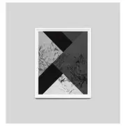 Geometric Mountain Framed Print