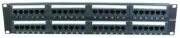 PATCH PANEL, CAT 6, 2U, 48 PORT, CONNECTOR TYPE RJ45, LAN CATEGOR FOR PRO SIGNAL