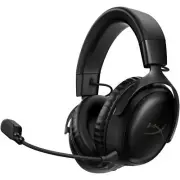 HP HyperX Cloud III, DTS Headphone:X, Wireless, 120hr Autonomy, Black