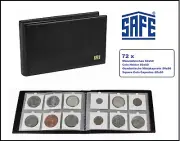 Pocket Coin Album square Coin Capsules Safe 7834 For 72 Coin Capsules