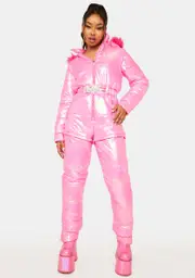 [Dolls Kill x Bratz] Snowbound Babe Metallic Snowsuit