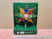 Holiday Time Christmas LED Star Tree Topper Multicolor Light Up Star Tree Topper