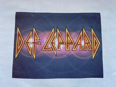 1 Def Leppard Quilt Block “heavy Metal Band Fabric Material Pour Some Sugar (#4)