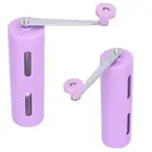 Purple Manual Coffee Grinder Mini Portable Hand Crank Coffee Bean Pepper