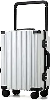 [Ｗoowayo] Travel Suitcases with Wheels Luggage Trolley Case with Universal Wheel Password Suitcase Travel Suitcase Portable Aluminum Alloy Trolley Case for Outdoor Travel (A 26in)