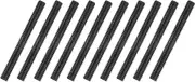 uxcell 10Pcs Fully All Threaded Rod, 5/16" Thread 18 Pitch 3" Length Carbon Steel Long Threaded Screw Threads Black Zinc Fully Studding Rod Bar for Furniture Garden Mounting Assembly