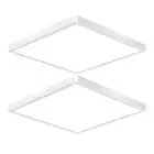 12 Inch 24W LED Flush Mount Ceiling Light, 3000K/4000K/6000K Adjustable Squar...