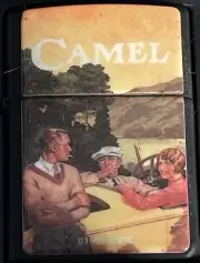 ZIPPO 1995 CAMEL NOSTALGIC RJRTC EMBLEM BLACK MATTE LIGHTER UNFIRED IN BOX Q810
