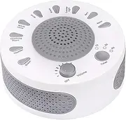 White Noise Machine Sleep Helper Sound Relaxation Machine Rekome Sleep Therapy Sound Machine with 9 Unique Natural Sounds,Sleep Disorders Noise Cancelling for Home,Office,Spa,Yoga.Kids