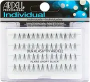 Ardell Duralash Knotted Short Individual Flare Lashes, Black, Short (65095)