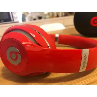 Beats Studio Wireless 無線藍牙耳罩式耳機 紅色