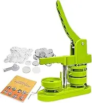 Button Maker Machine, DIY Button Pin Maker Machine, Badge Button Press Machine with 100Pcs Button Parts, Circle Cutter, Book (58mm)