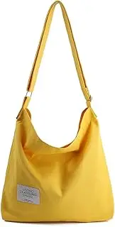 [TANOSII] Canvas Tote Bag Womens Hobo Handbag Casual Shoulder Bag Shopping Bag Large Size Crossbody Bag