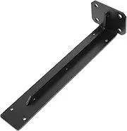 Wall Mounted Shelf Bracket Sturdy Support for Floating Shelves for Bathroom Bedroom Living Office Easy Installation with Accessories Included