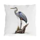 Great Blue Heron Outdoor Pillow 16X16 Bayou Southern Birds Wildlife Decorative