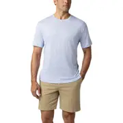 Robert Talbott Davis Linen Jersey Tee in Light Blue at Nordstrom, Size Small