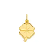 9ct Gold 12mm Four Leaf Clover Charm