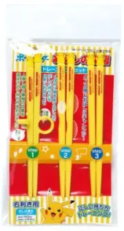 Skater Children's Training Chopsticks 14.5cm / 15cm Pokemon Pikachu 21 ADT3S-A