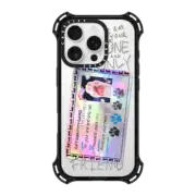 iPhone 16 Pro Bounce Case MagSafe Compatible Cat ID Card by Mond Kim