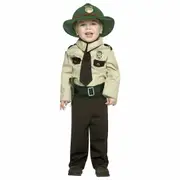 Future Trooper Police Cop Occupation Book Week Toddler Boys Costume 3-4T