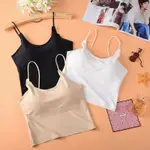 ICE SILK TUBE CROP TOP BRA PADDED BACKLESS CAMISOLE TOPS SHO