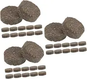 TOYANDONA 4sets 20pcs Wood Ignition Bundle for Outdoor Fires Natural Blocks for Barbecues Fire Pits Pizza Ovens Smokers Easy to Use Lightweight and Portable Firewood Strips 20pcs*4