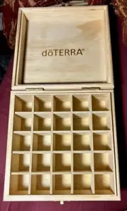 DoTERRA Large Storage Box 25 Slots For Organizing & Carrying Essential Oils