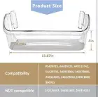 Refrigerator Side Frigidaire/Electrolux Door Bin Shelf, Bottom 2 Shelves