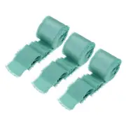 3 Rolls Silk Satin Ribbon, 1.5" 10 Yards Chiffon Fabric Ribbon Dusty Blue