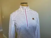 ZERO RESTRICTION Renae 1/4 Zip Mock SEMINOLE GOLF CLUB Woman's SZ Small NWT $140